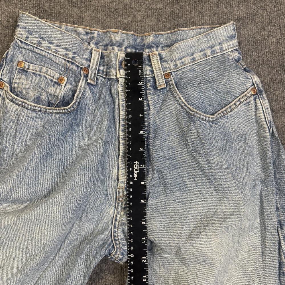 Vintage Lucky Brand Dungarees Jeans Men 30x34 Blue Baggy Gene Montesano USA Made - Picture 13 of 16